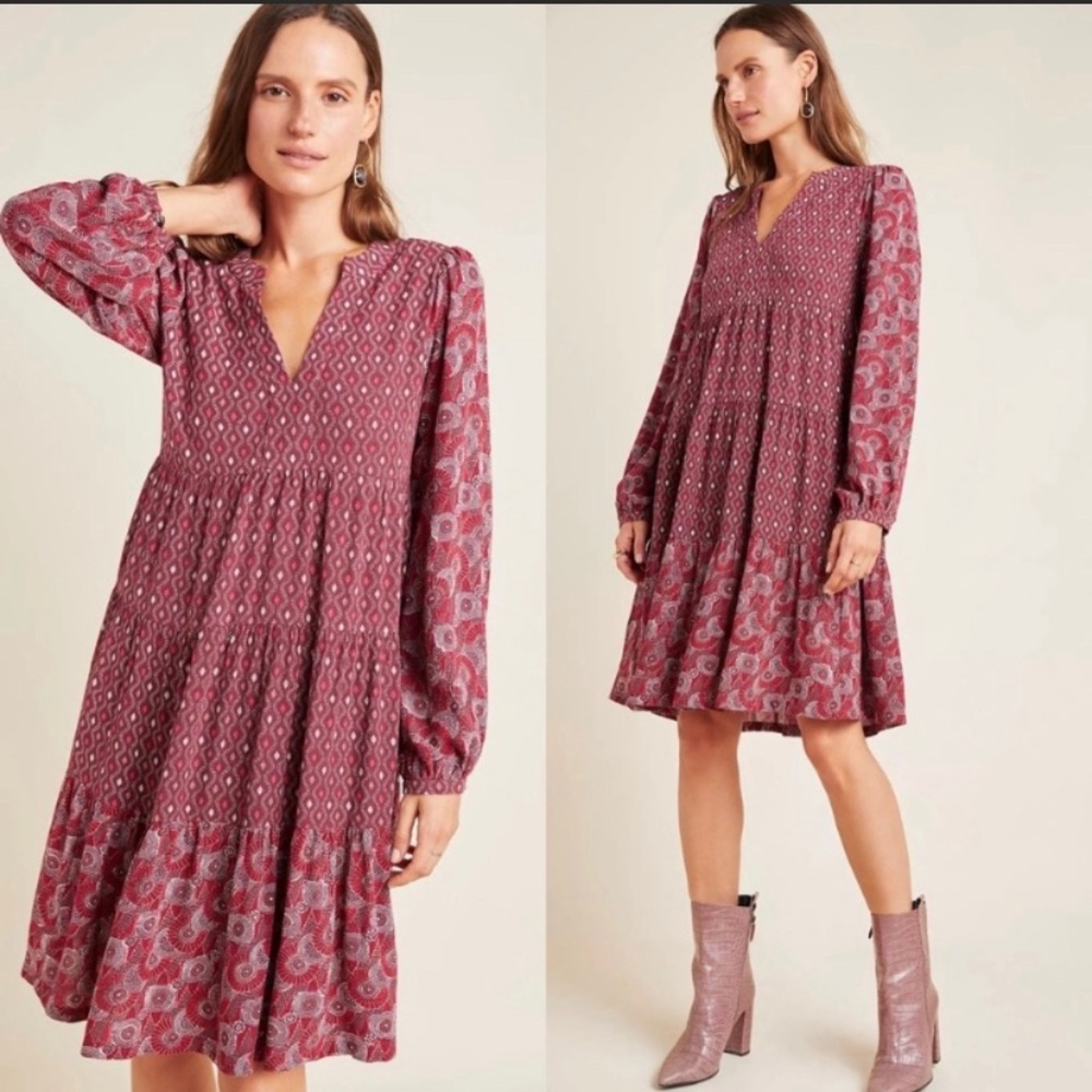 Never worn Maeve Anthropologie boho dress